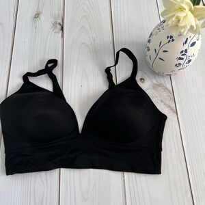 GAP Black Lightly Padded Bralette